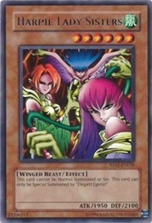 Harpie Lady Sisters (RP01-EN026) - Retro Pack 1 Unlimited - Premium Yugioh Single from Konami - Just $1.44! Shop now at Game Crave Tournament Store