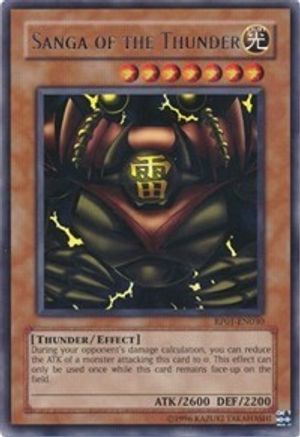 Sanga of the Thunder (RP01-EN030) - Retro Pack 1 Unlimited - Premium Yugioh Single from Konami - Just $8.79! Shop now at Game Crave Tournament Store