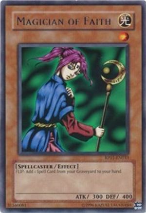 Magician of Faith (RP01-EN033) - Retro Pack 1 Unlimited - Premium Yugioh Single from Konami - Just $3.73! Shop now at Game Crave Tournament Store