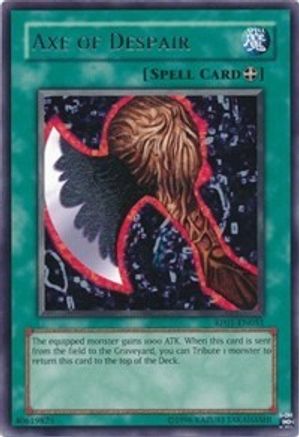 Axe of Despair (RP01-EN051) - Retro Pack 1 Unlimited - Premium Yugioh Single from Konami - Just $1.49! Shop now at Game Crave Tournament Store