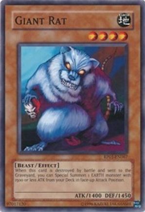 Giant Rat (RP01-EN067) - Retro Pack 1 Unlimited - Premium Yugioh Single from Konami - Just $0.25! Shop now at Game Crave Tournament Store