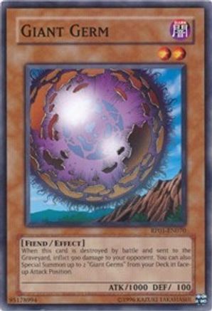 Giant Germ (RP01-EN070) - Retro Pack 1 Unlimited - Premium Yugioh Single from Konami - Just $1.35! Shop now at Game Crave Tournament Store