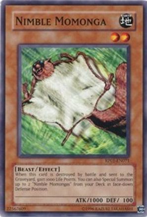 Nimble Momonga (RP01-EN071) - Retro Pack 1 Unlimited - Premium Yugioh Single from Konami - Just $0.25! Shop now at Game Crave Tournament Store