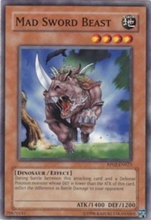 Mad Sword Beast (RP02-EN023) - Retro Pack 2 Unlimited - Premium Yugioh Single from Konami - Just $0.25! Shop now at Game Crave Tournament Store