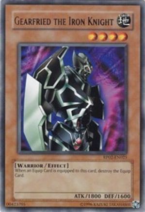 Gearfried the Iron Knight (RP02-EN025) - Retro Pack 2 Unlimited - Premium Yugioh Single from Konami - Just $0.33! Shop now at Game Crave Tournament Store