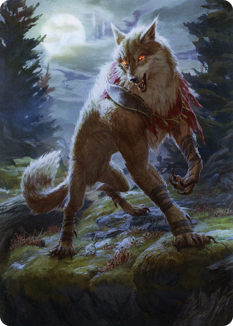 Arlinn, the Moon's Fury // Arlinn, the Moon's Fury (AMID-002) - Midnight Hunt Art Series (Borderless) - Premium MTG Single from Wizards of the Coast - Just $0! Shop now at Game Crave Tournament Store