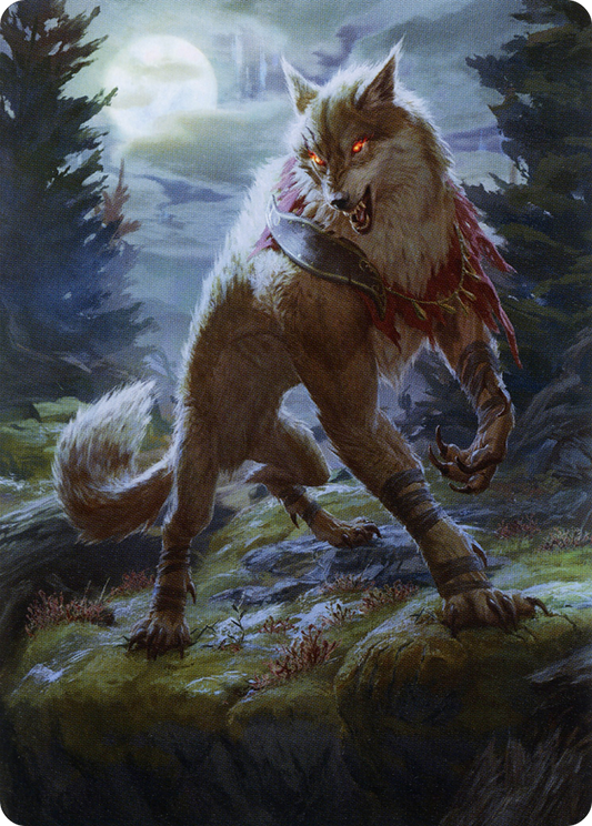 Arlinn, the Moon's Fury // Arlinn, the Moon's Fury (AMID-002) - Midnight Hunt Art Series (Borderless) - Premium MTG Single from Wizards of the Coast - Just $0! Shop now at Game Crave Tournament Store