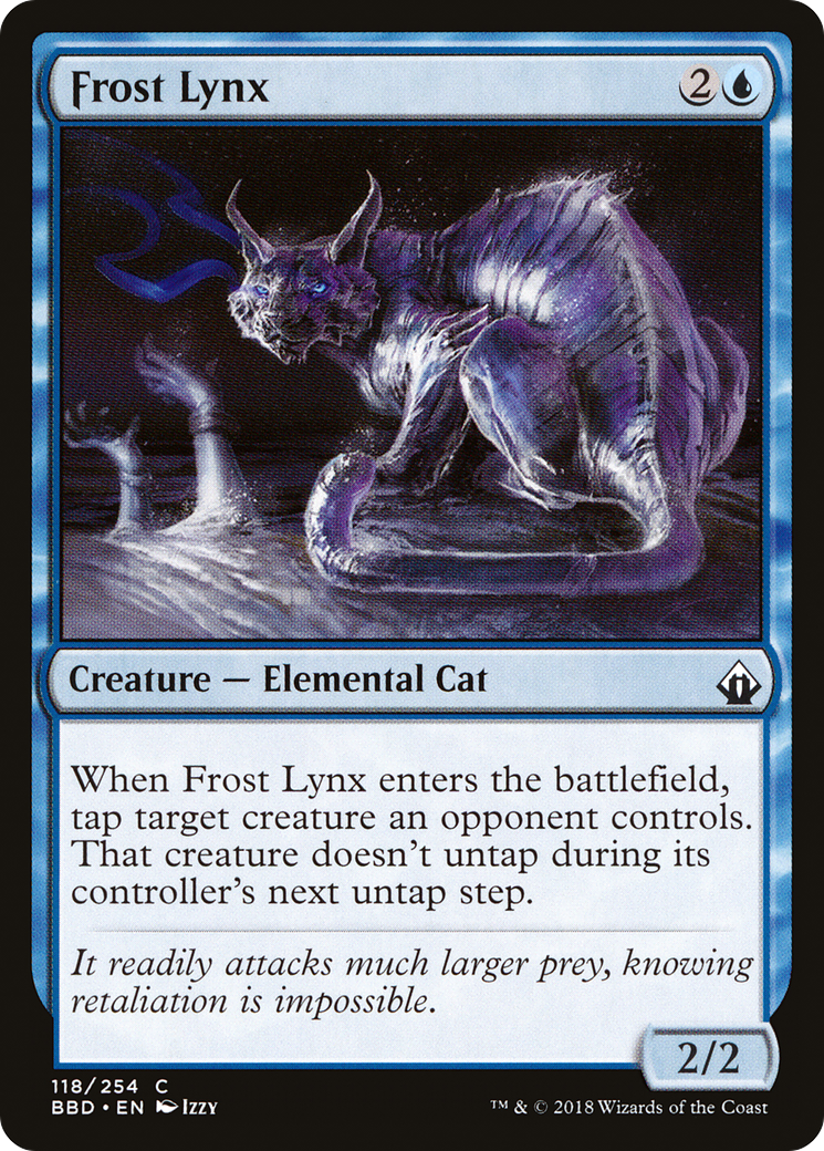 Frost Lynx (BBD-118) - Battlebond - Premium MTG Single from Wizards of the Coast - Just $0.08! Shop now at Game Crave Tournament Store