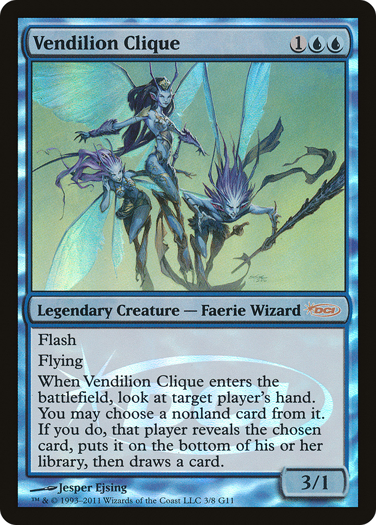 Vendilion Clique (G11-003) - Judge Gift Cards 2011 Foil - Premium MTG Single from Wizards of the Coast - Just $8.44! Shop now at Game Crave Tournament Store