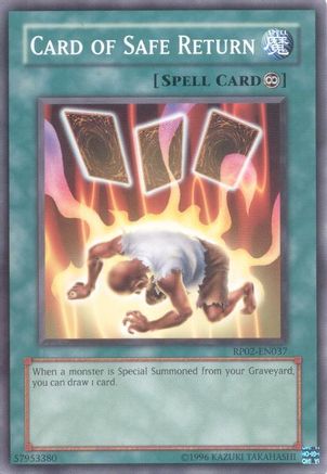 Card of Safe Return (RP02-EN037) - Retro Pack 2 Unlimited - Premium Yugioh Single from Konami - Just $0.38! Shop now at Game Crave Tournament Store