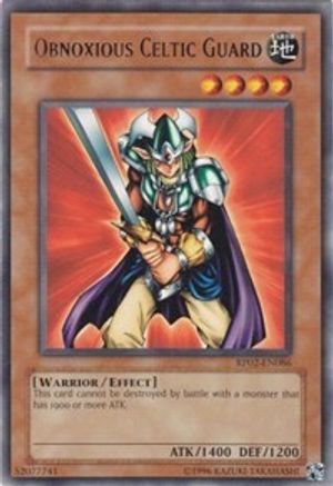 Obnoxious Celtic Guard (RP02-EN086) - Retro Pack 2 Unlimited - Premium Yugioh Single from Konami - Just $1.42! Shop now at Game Crave Tournament Store