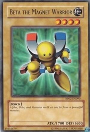 Beta The Magnet Warrior (RP02-EN090) - Retro Pack 2 Unlimited - Premium Yugioh Single from Konami - Just $2.22! Shop now at Game Crave Tournament Store