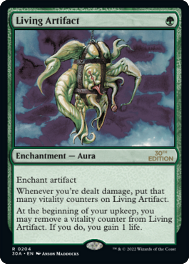 Living Artifact (30A-204) - 30th Anniversary Edition - Premium MTG Single from Wizards of the Coast - Just $1.68! Shop now at Game Crave Tournament Store
