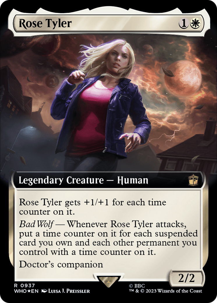Rose Tyler (WHO-937) - Doctor Who: (Extended Art) Foil - Premium MTG Single from Wizards of the Coast - Just $0.46! Shop now at Game Crave Tournament Store