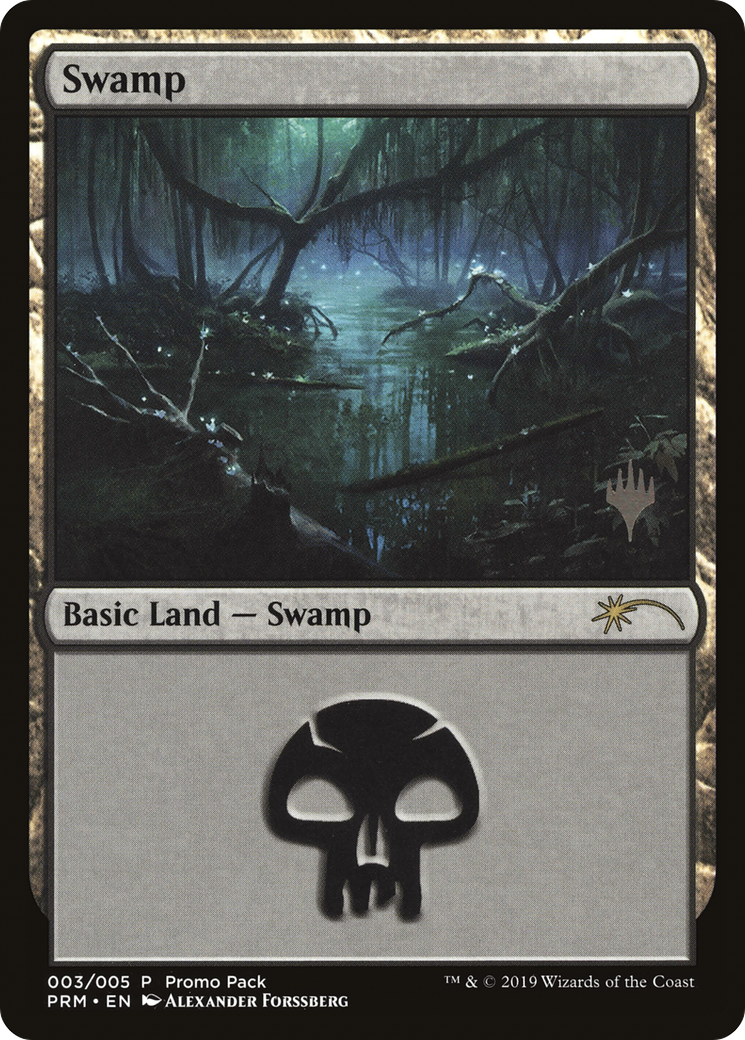 Swamp (PPP1-003) - M20 Promo Packs - Premium MTG Single from Wizards of the Coast - Just $0.13! Shop now at Game Crave Tournament Store