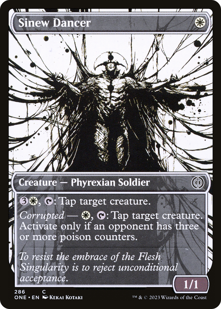 Sinew Dancer (ONE-286) - Phyrexia: All Will Be One: (Showcase) - Premium MTG Single from Wizards of the Coast - Just $0.08! Shop now at Game Crave Tournament Store