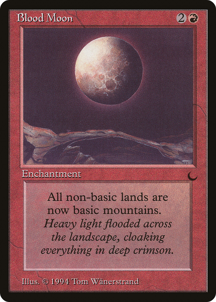 Blood Moon (DRK-058) - The Dark - Premium MTG Single from Wizards of the Coast - Just $16.60! Shop now at Game Crave Tournament Store