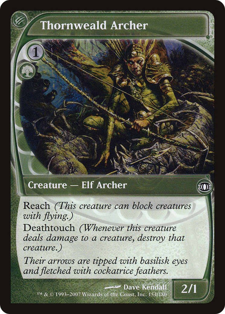 Thornweald Archer (FUT-154) - Future Sight - Premium MTG Single from Wizards of the Coast - Just $0.08! Shop now at Game Crave Tournament Store