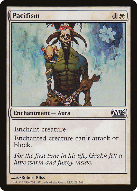 Pacifism (M12-028) - Magic 2012 - Premium MTG Single from Wizards of the Coast - Just $0.08! Shop now at Game Crave Tournament Store