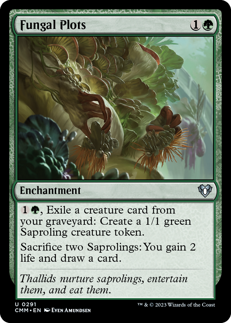 Fungal Plots (CMM-291) - Commander Masters - Premium MTG Single from Wizards of the Coast - Just $0.08! Shop now at Game Crave Tournament Store