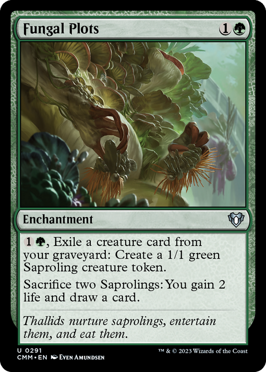 Fungal Plots (CMM-291) - Commander Masters - Premium MTG Single from Wizards of the Coast - Just $0.08! Shop now at Game Crave Tournament Store