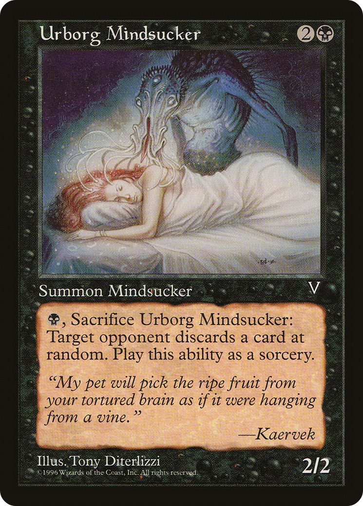 Urborg Mindsucker (VIS-071) - Visions - Premium MTG Single from Wizards of the Coast - Just $0.08! Shop now at Game Crave Tournament Store
