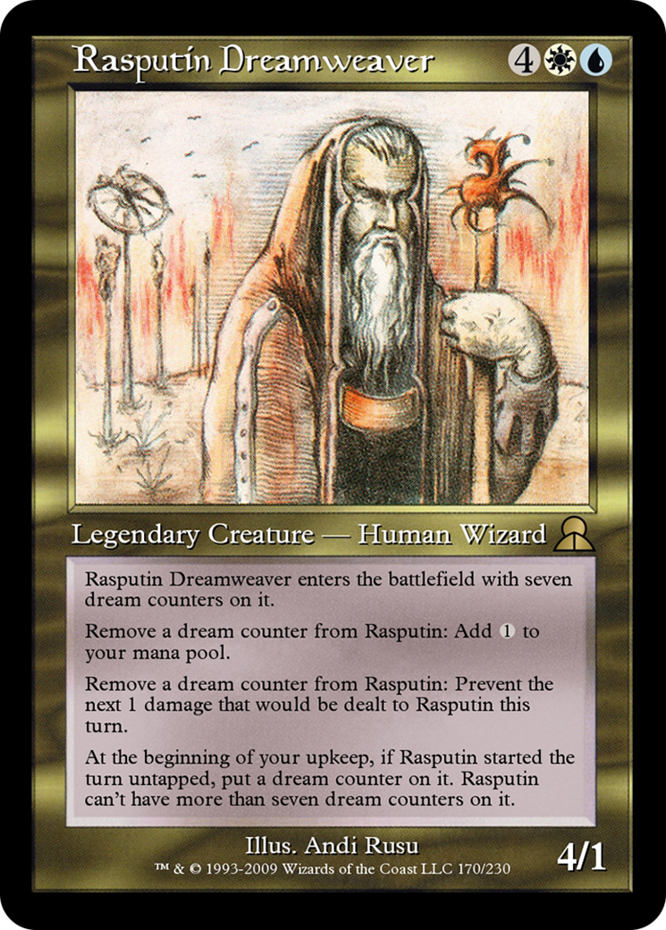 Rasputin Dreamweaver (ME3-170) - Masters Edition III - Premium MTG Single from Wizards of the Coast - Just $0! Shop now at Game Crave Tournament Store