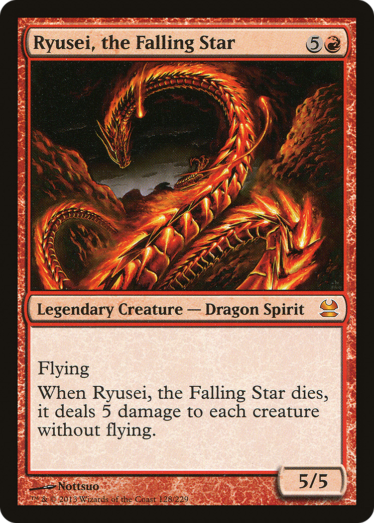 Ryusei, the Falling Star (MMA-128) - Modern Masters Foil - Premium MTG Single from Wizards of the Coast - Just $1.64! Shop now at Game Crave Tournament Store