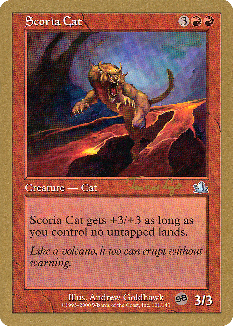 Scoria Cat (WC01-TVDL101SB) - World Championship Decks 2001 - Premium MTG Single from Wizards of the Coast - Just $0.08! Shop now at Game Crave Tournament Store