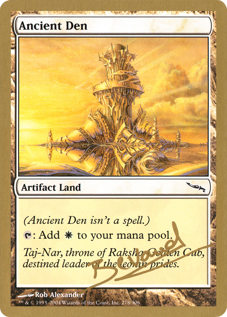Ancient Den (WC04-MB278) - World Championship Decks 2004 - Premium MTG Single from Wizards of the Coast - Just $0.44! Shop now at Game Crave Tournament Store