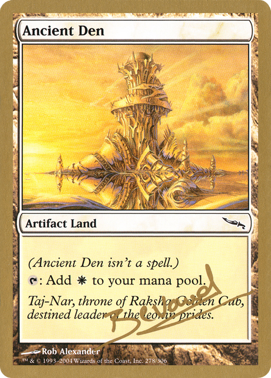 Ancient Den (WC04-MB278) - World Championship Decks 2004 - Premium MTG Single from Wizards of the Coast - Just $0.44! Shop now at Game Crave Tournament Store