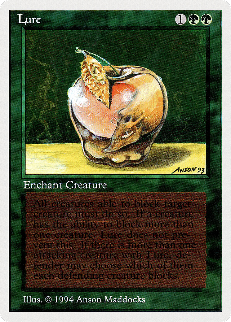 Lure (SUM-212) - Summer Magic / Edgar - Premium MTG Single from Wizards of the Coast - Just $0.08! Shop now at Game Crave Tournament Store