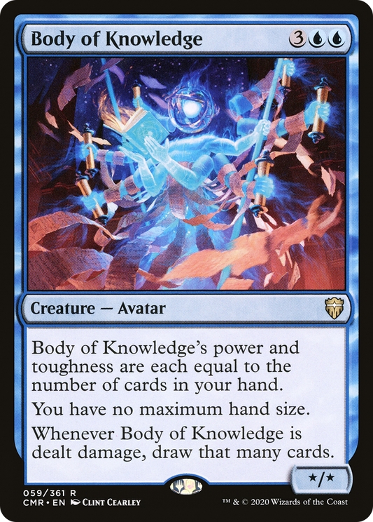 Body of Knowledge (CMR-059) - Commander Legends - Premium MTG Single from Wizards of the Coast - Just $0.08! Shop now at Game Crave Tournament Store