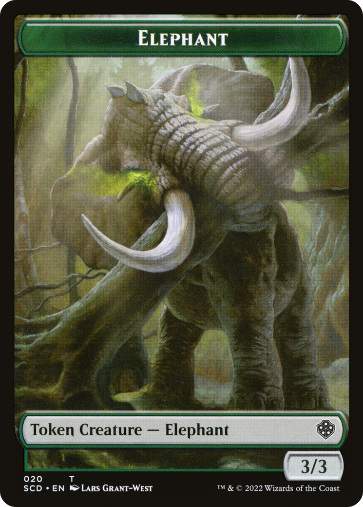 Elephant (TSCD-020) - Starter Commander Deck Tokens - Premium MTG Single from Wizards of the Coast - Just $0! Shop now at Game Crave Tournament Store