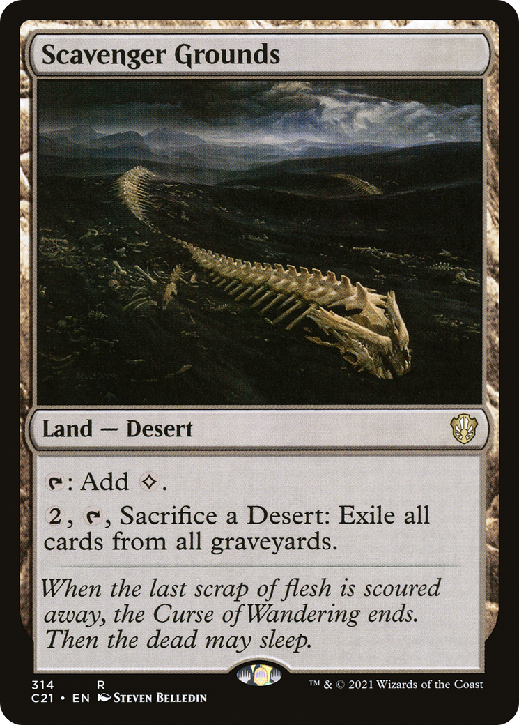 Scavenger Grounds (C21-314) - Commander 2021 - Premium MTG Single from Wizards of the Coast - Just $0.10! Shop now at Game Crave Tournament Store