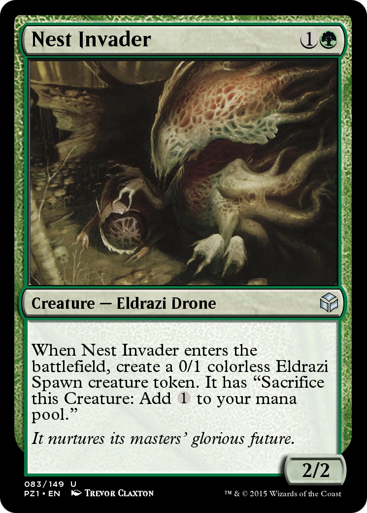 Nest Invader (PZ1-083) - Legendary Cube Prize Pack Foil - Premium MTG Single from Wizards of the Coast - Just $0! Shop now at Game Crave Tournament Store