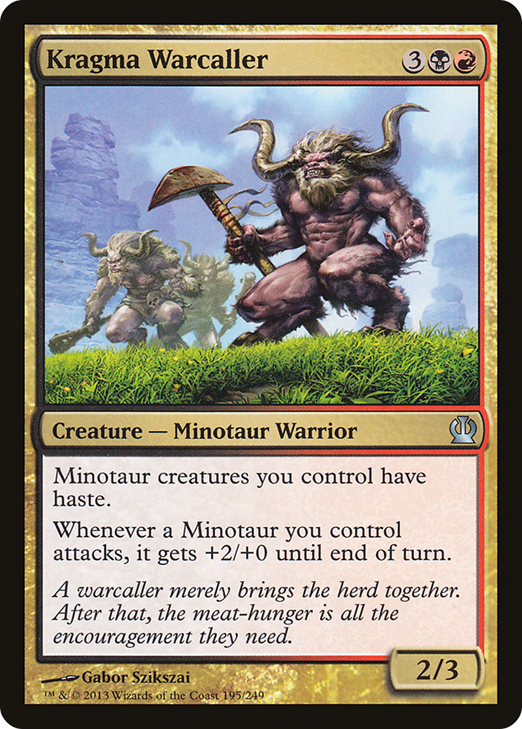 Kragma Warcaller (THS-195) - Theros - Premium MTG Single from Wizards of the Coast - Just $0.08! Shop now at Game Crave Tournament Store