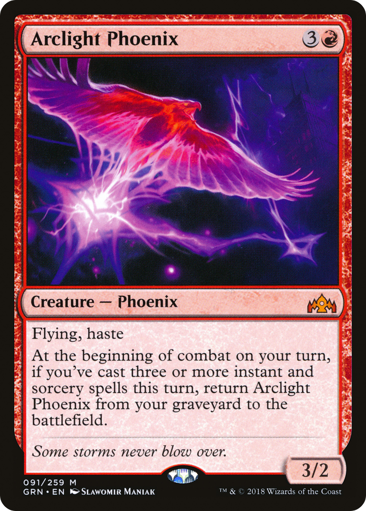 Arclight Phoenix (GRN-091) - Guilds of Ravnica - Premium MTG Single from Wizards of the Coast - Just $0.70! Shop now at Game Crave Tournament Store