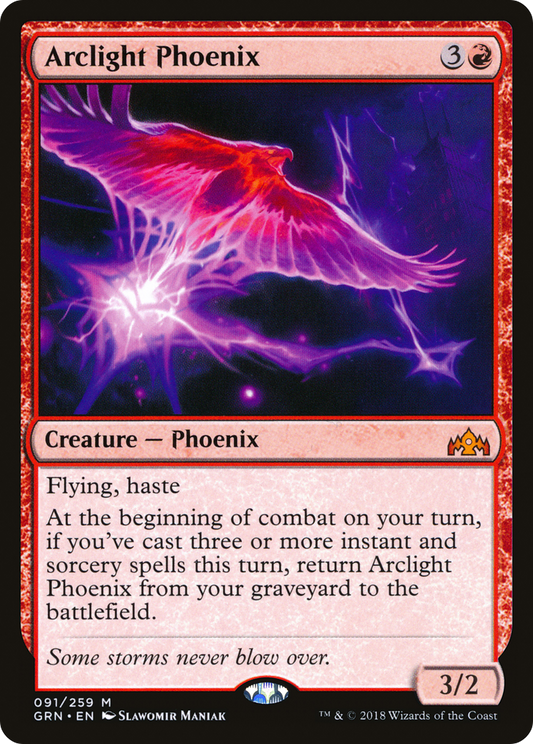 Arclight Phoenix (GRN-091) - Guilds of Ravnica Foil - Premium MTG Single from Wizards of the Coast - Just $1.28! Shop now at Game Crave Tournament Store