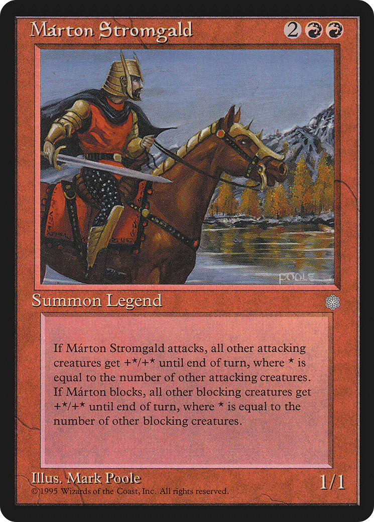 Márton Stromgald (ICE-199) - Ice Age - Premium MTG Single from Wizards of the Coast - Just $2.14! Shop now at Game Crave Tournament Store