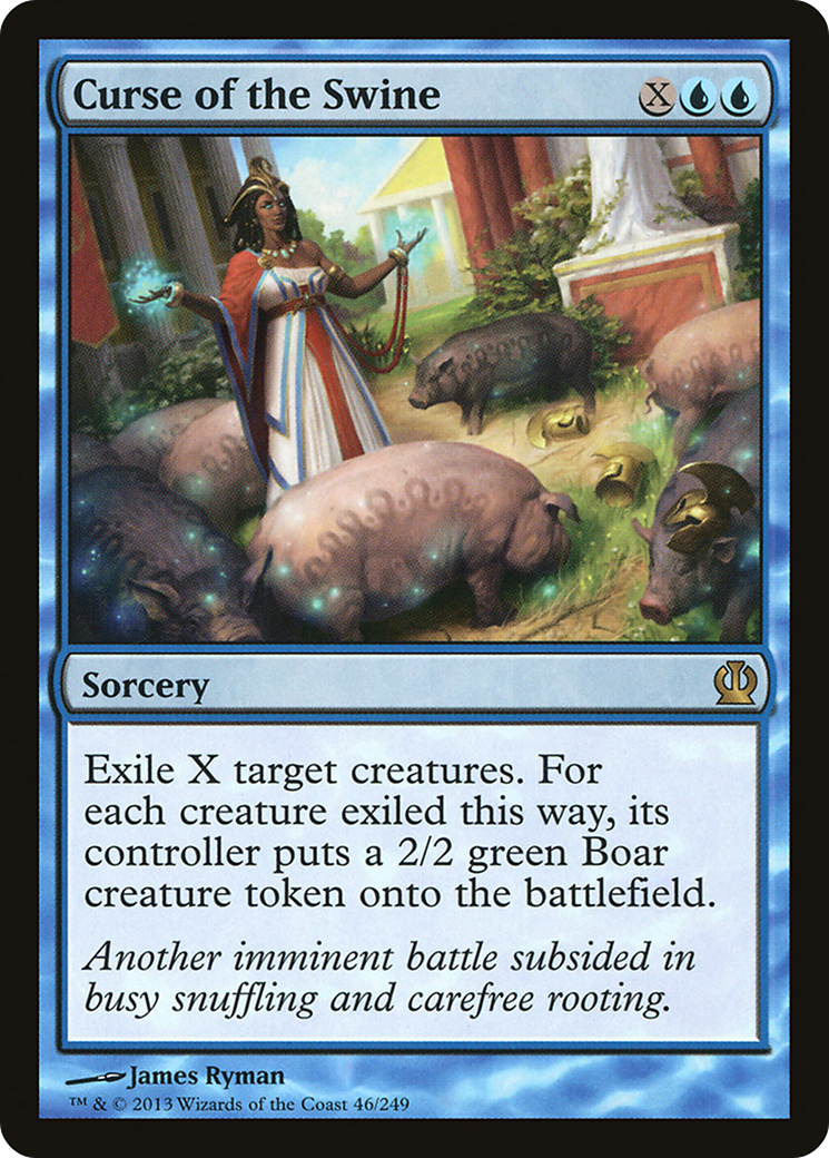 Curse of the Swine (THS-046) - Theros - Premium MTG Single from Wizards of the Coast - Just $0.08! Shop now at Game Crave Tournament Store