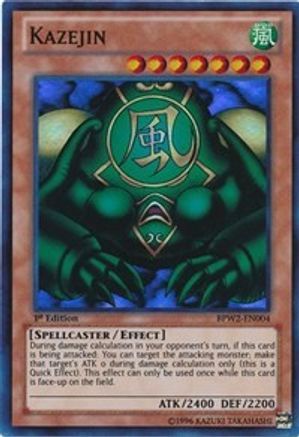 Kazejin (BPW2-EN004) - Battle Pack 2: War of the Giants – Round 2 1st Edition - Premium Yugioh Single from Konami - Just $0.80! Shop now at Game Crave Tournament Store