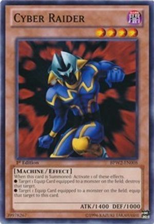 Cyber Raider (BPW2-EN008) - Battle Pack 2: War of the Giants – Round 2 1st Edition - Premium Yugioh Single from Konami - Just $0.08! Shop now at Game Crave Tournament Store