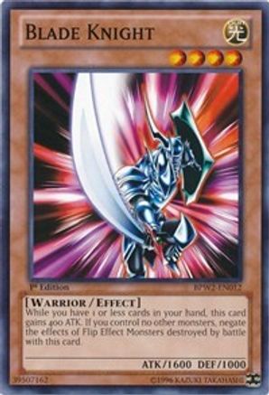 Blade Knight (BPW2-EN012) - Battle Pack 2: War of the Giants – Round 2 1st Edition - Premium Yugioh Single from Konami - Just $0.44! Shop now at Game Crave Tournament Store