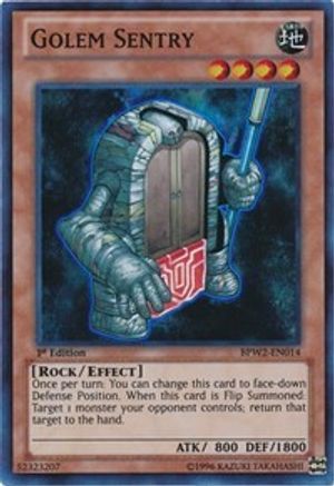 Golem Sentry (BPW2-EN014) - Battle Pack 2: War of the Giants – Round 2 1st Edition - Premium Yugioh Single from Konami - Just $2.39! Shop now at Game Crave Tournament Store