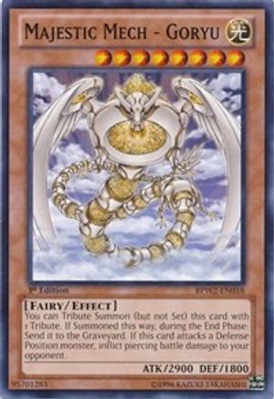 Majestic Mech - Goryu (BPW2-EN018) - Battle Pack 2: War of the Giants – Round 2 1st Edition - Premium Yugioh Single from Konami - Just $0.25! Shop now at Game Crave Tournament Store