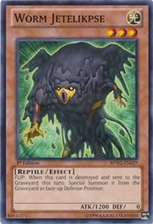 Worm Jetelikpse (BPW2-EN029) - Battle Pack 2: War of the Giants – Round 2 1st Edition - Premium Yugioh Single from Konami - Just $0.25! Shop now at Game Crave Tournament Store