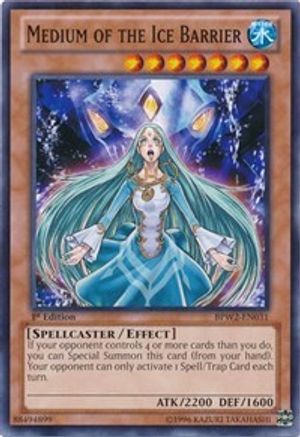 Medium of the Ice Barrier (BPW2-EN031) - Battle Pack 2: War of the Giants – Round 2 1st Edition - Premium Yugioh Single from Konami - Just $0.25! Shop now at Game Crave Tournament Store