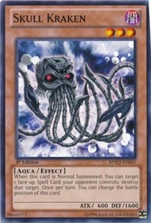 Skull Kraken (BPW2-EN041) - Battle Pack 2: War of the Giants – Round 2 1st Edition - Premium Yugioh Single from Konami - Just $0.28! Shop now at Game Crave Tournament Store