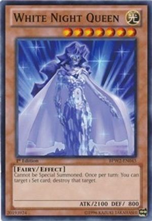 White Night Queen (BPW2-EN045) - Battle Pack 2: War of the Giants – Round 2 1st Edition - Premium Yugioh Single from Konami - Just $0.25! Shop now at Game Crave Tournament Store